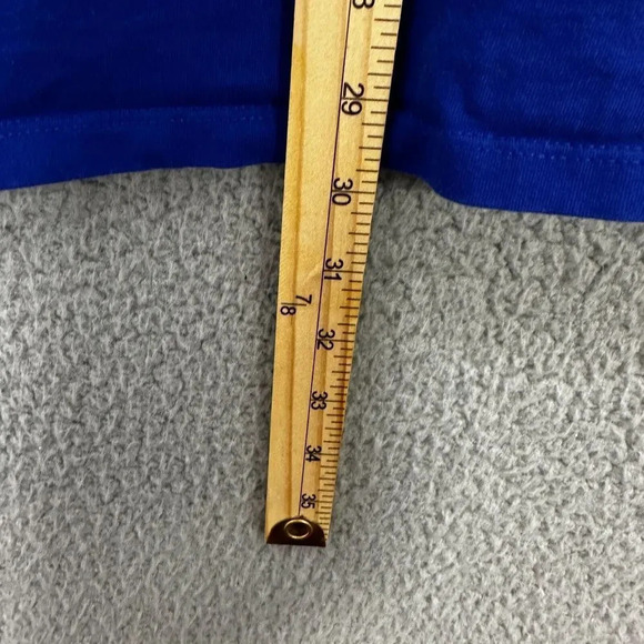 Champion Shirt mens XL Blue white Signature Logo Streetwear Athletic adult - Picture 2 of 5